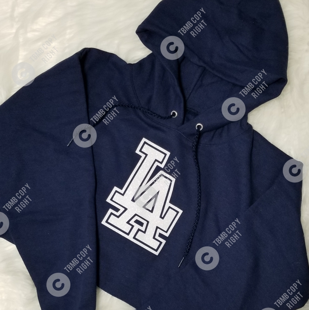 LA Dodgers Cropped Hoodie